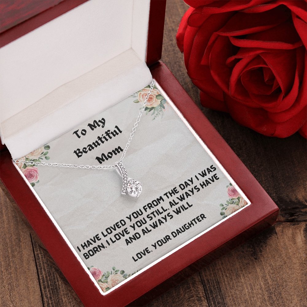 To My Mom – Love You Always Necklace - Shopping Therapy, LLC Women's necklaces