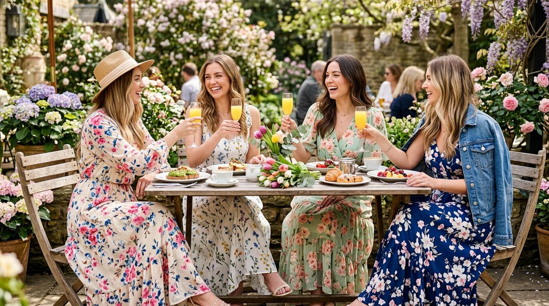 Best floral maxi dresses for spring brunch