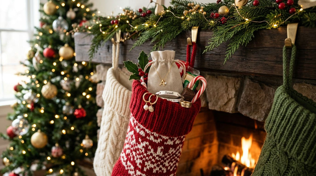 Personalized jewelry for Christmas stocking stuffers
