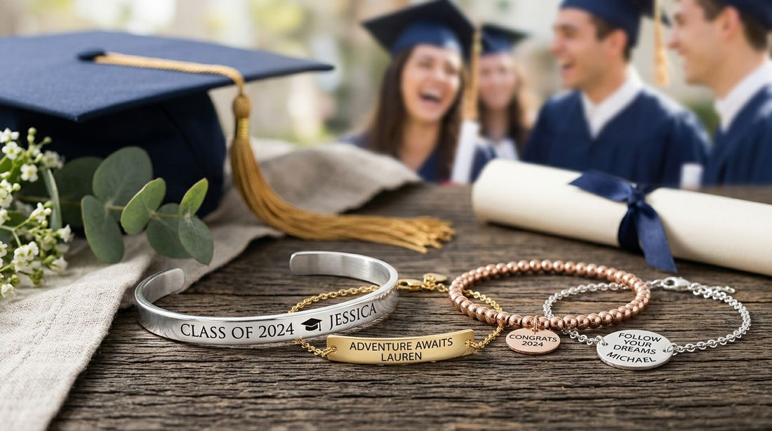 Best engraved bracelets for graduation gifts