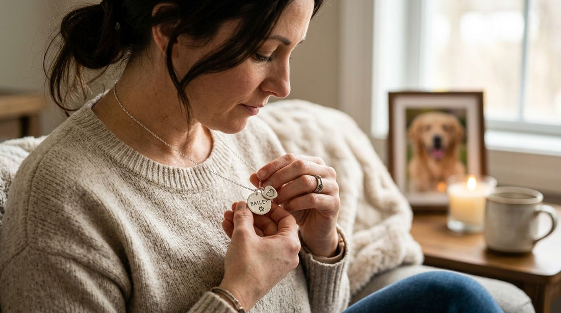 Personalized jewelry for pet loss gifts