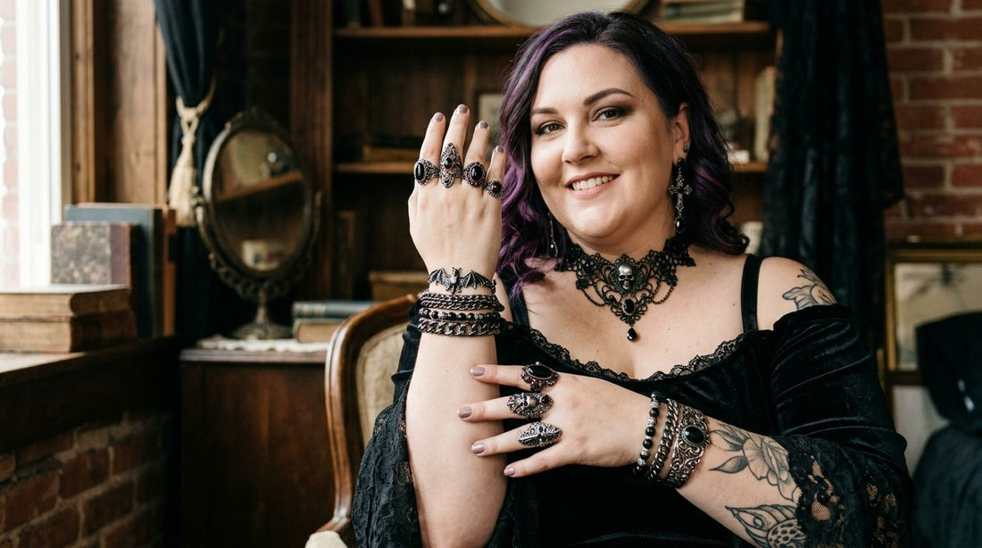 Gothic jewelry for plus size alternative style lovers