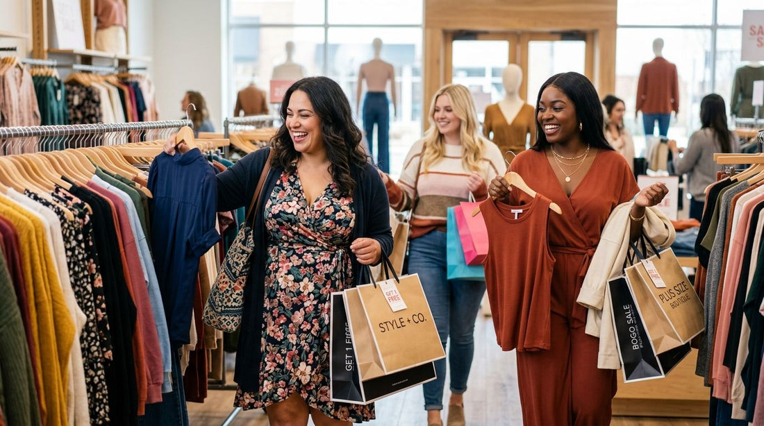 Best BOGO deals on plus size clothing