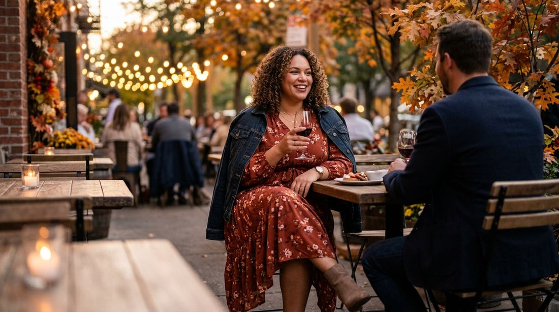 Best plus size midi dresses for fall date nights