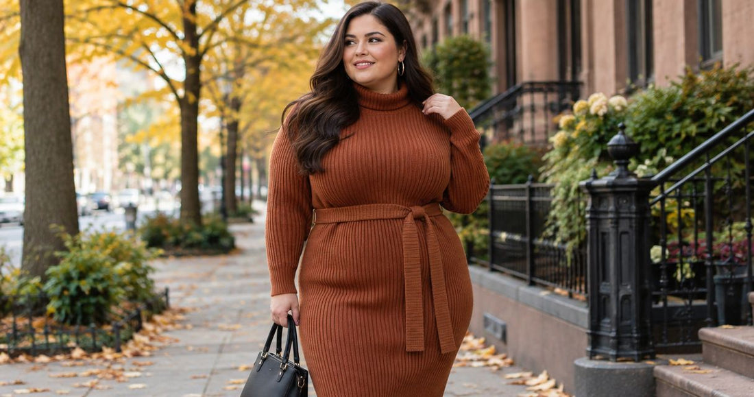 Plus Size Sweater Dresses for Cozy Fall Outfits
