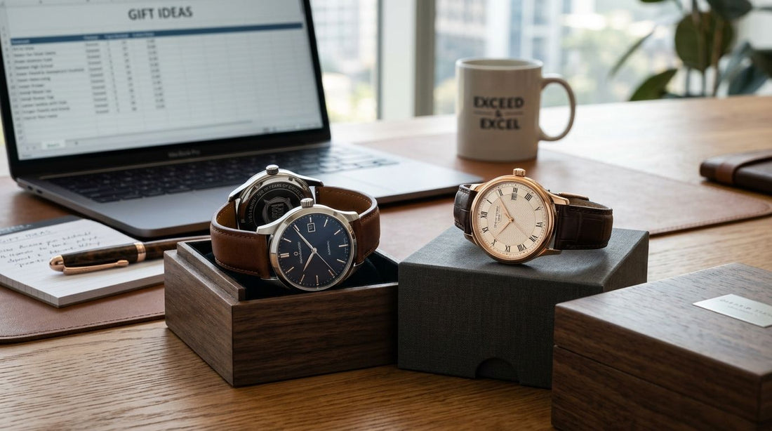 Custom watches for coworker and boss gifts