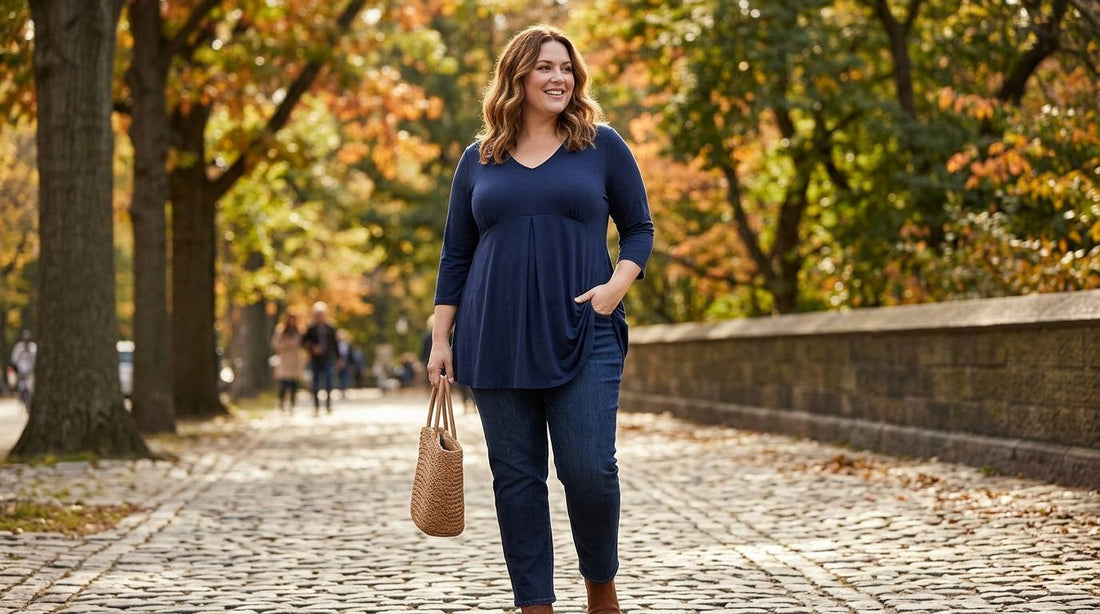Plus size tops for hiding belly comfortably