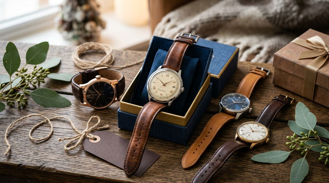 Best leather strap watches for gift-giving