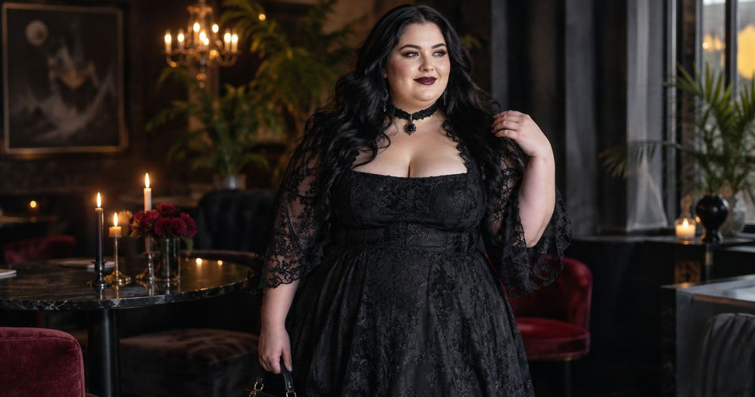 Plus Size Gothic Date Night Outfits: How to Style the Look