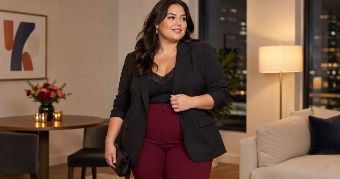 How to Style a Plus Size Blazer for Date Night