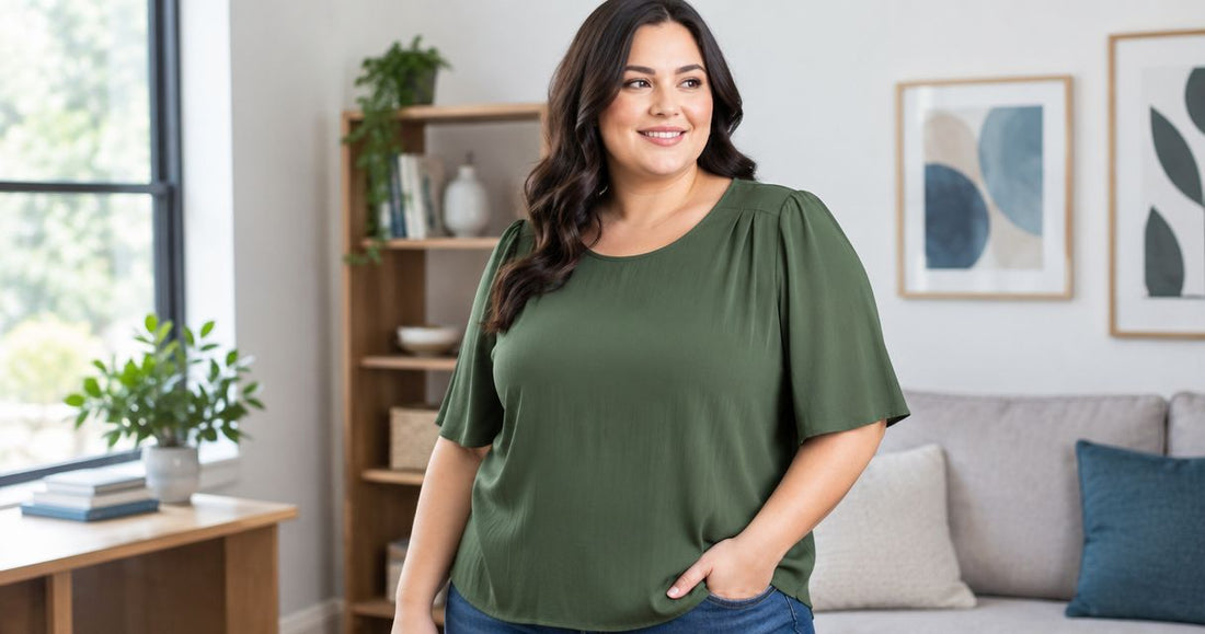 Best Plus Size Tops That Cover Your Upper Arms