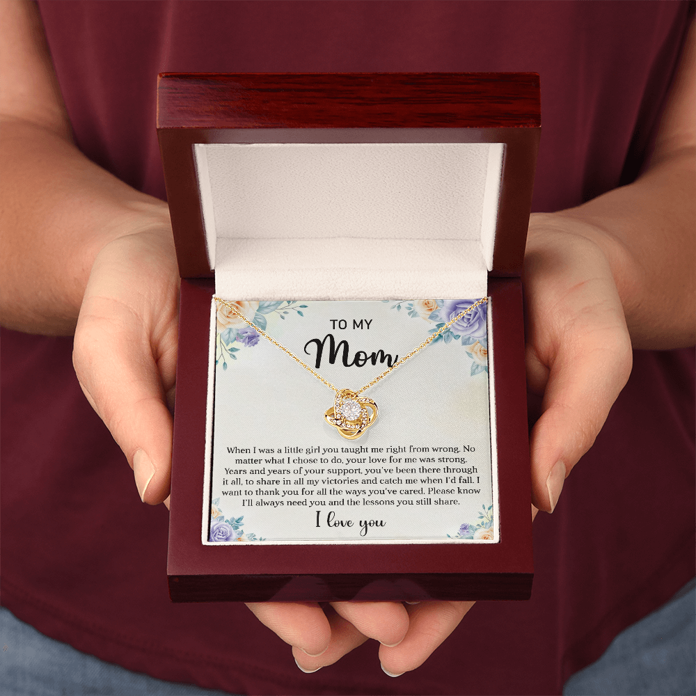 Catch Me When I Fall-Love Knot Women's Necklace - Shopping Therapy, LLC Jewelry