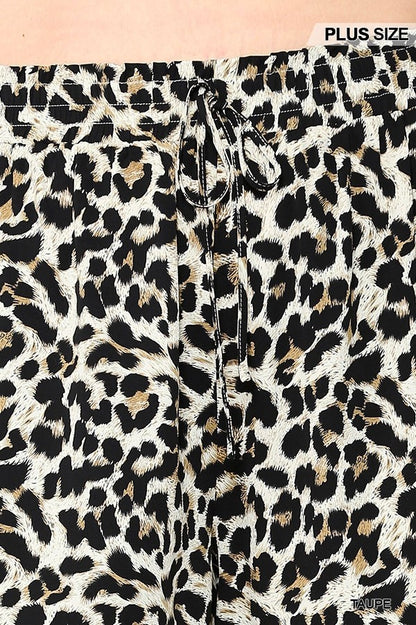 Leopard Printed Shorts with Waist Detail | Chic & Comfortable - Shopping Therapy, LLC Shorts
