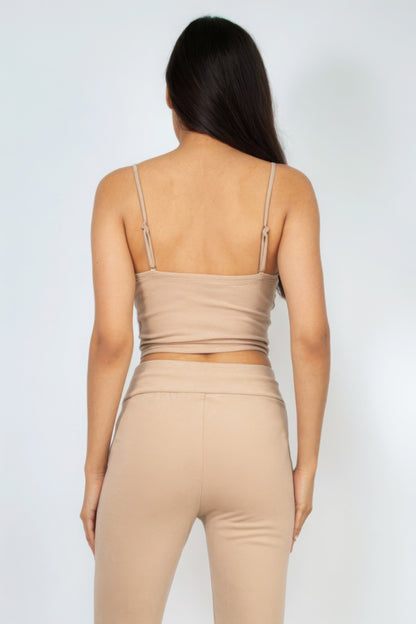 Cream Corset Bustier Crop Top - Timeless & Comfortable - Shopping Therapy, LLC Crop tops