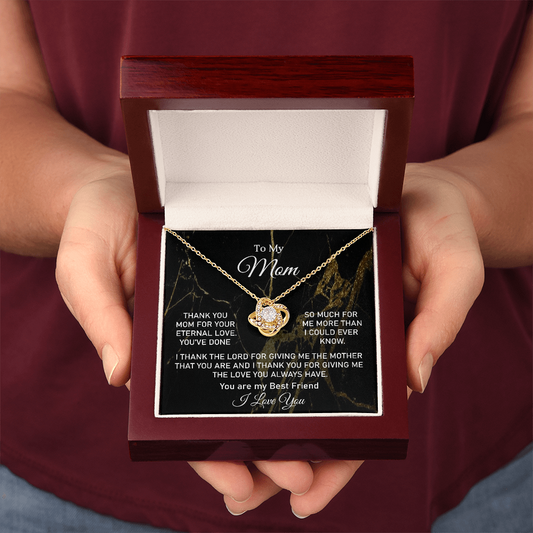 Love Knot Necklace-Mother's Day Gift For Mom - Shopping Therapy, LLC Jewelry