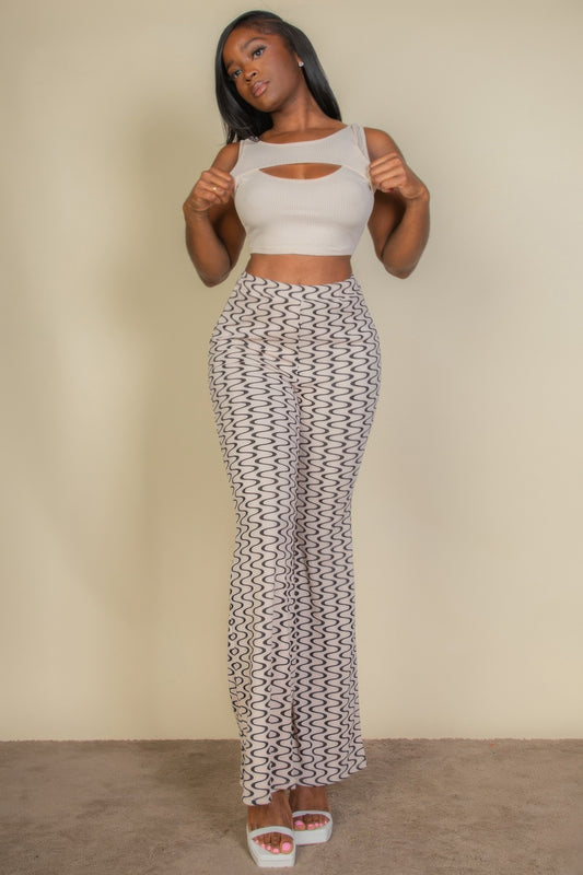 Ribbed Cut-Out Sleeveless Crop Top – Bold & Stylish - Shopping Therapy, LLC Tops