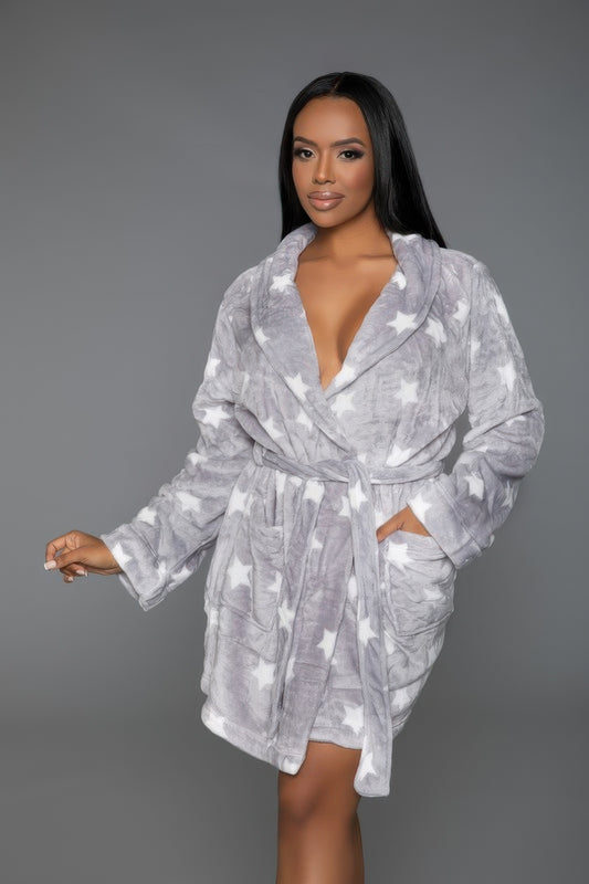 Gray Star Robe - Shopping Therapy, LLC 