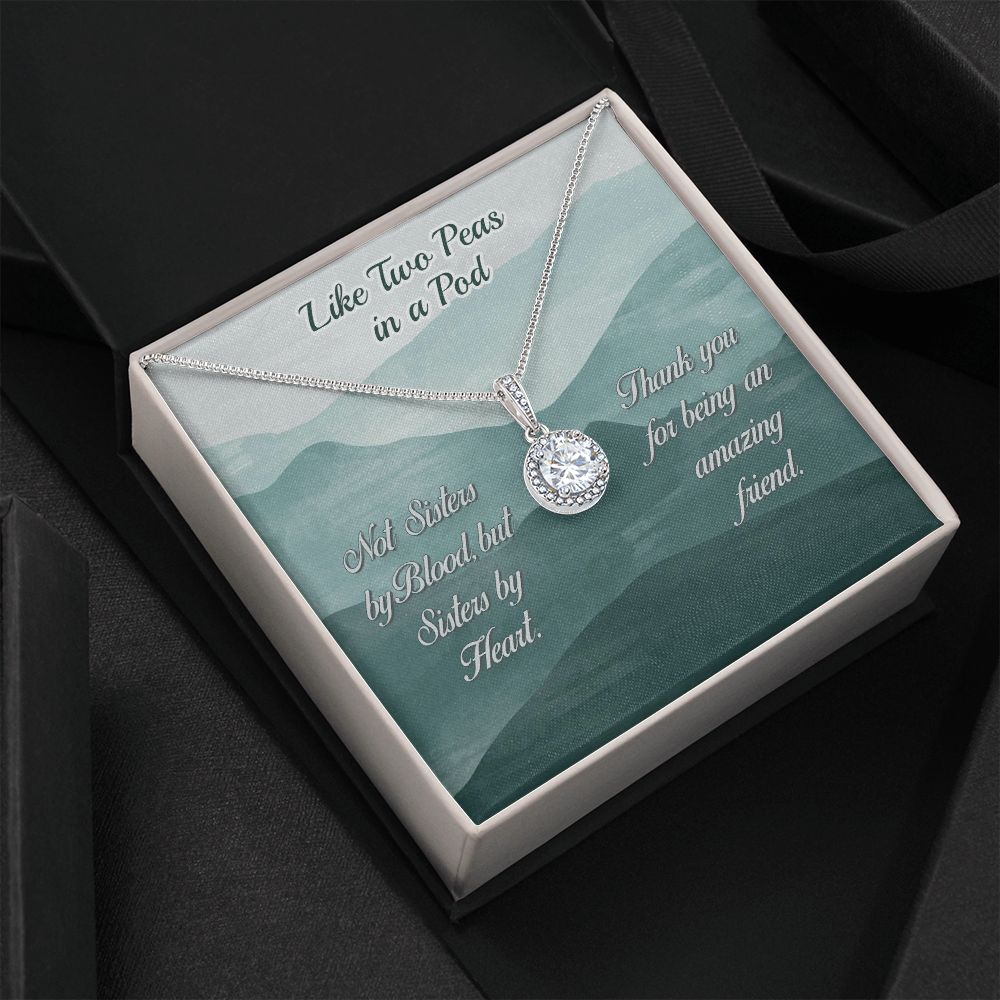 Two Peas In A Pod-Eternal Hope Friendship Necklace - Shopping Therapy, LLC Jewelry
