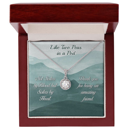 Two Peas In A Pod-Eternal Hope Friendship Necklace - Shopping Therapy, LLC Jewelry