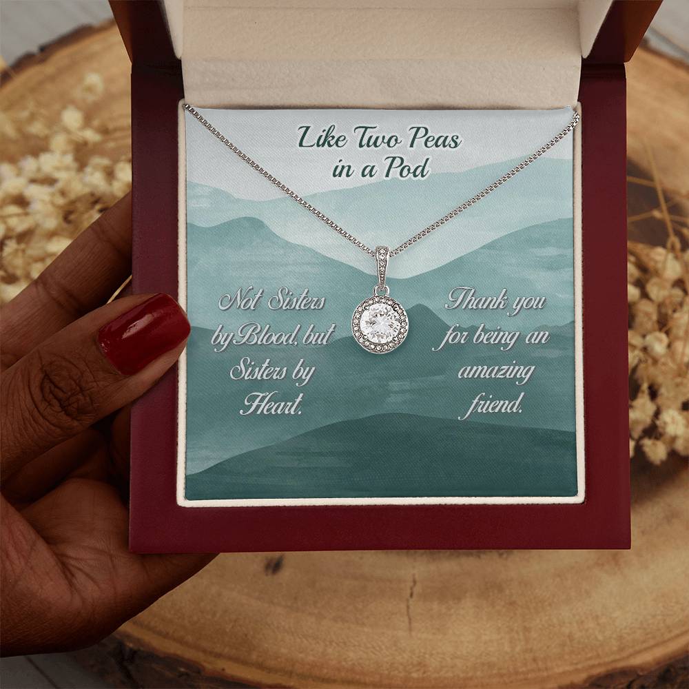 Two Peas In A Pod-Eternal Hope Friendship Necklace - Shopping Therapy, LLC Jewelry