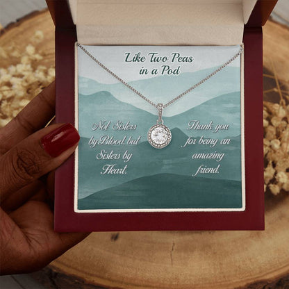 Two Peas In A Pod-Eternal Hope Friendship Necklace - Shopping Therapy, LLC Jewelry