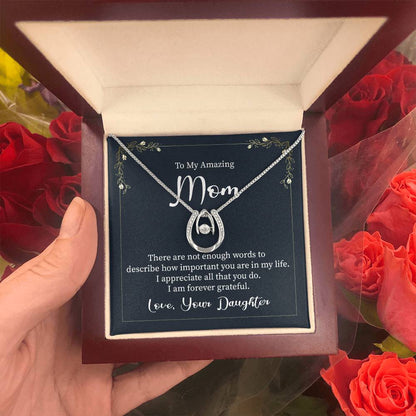 To My Amazing Mom-Lucky In Love - Shopping Therapy, LLC Jewelry