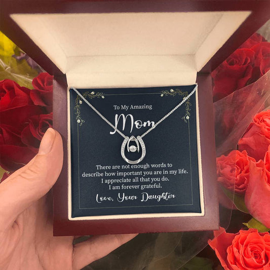 To My Amazing Mom-Lucky In Love - Shopping Therapy, LLC Jewelry