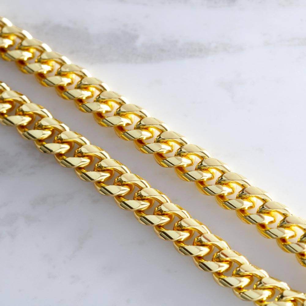 Bonus Dad Cuban Link Chain – Stepdad Gift, Father Figure Necklace for Men - Shopping Therapy, LLC Jewelry
