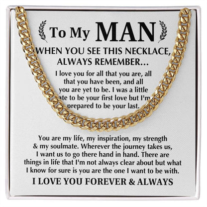 Always Remember Cuban Link Men's Chain - Shopping Therapy, LLC Jewelry