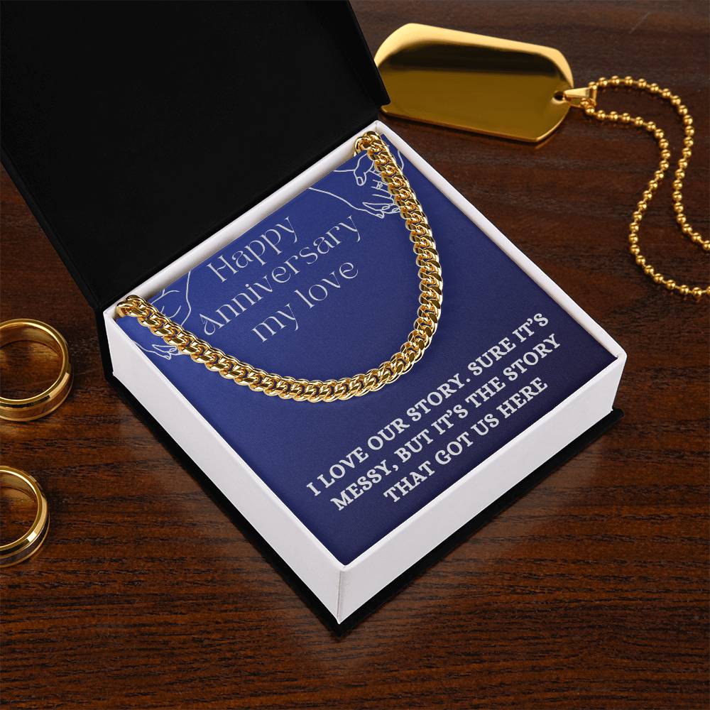 Men’s Cuban Link Chain – Classic Statement Piece for Every Look - Shopping Therapy, LLC Jewelry