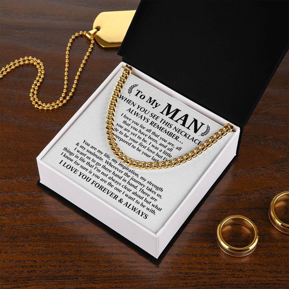 Always Remember Cuban Link Men's Chain