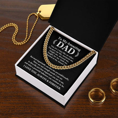 Always And Forever Men's Cuban Link Chain - Shopping Therapy, LLC Jewelry