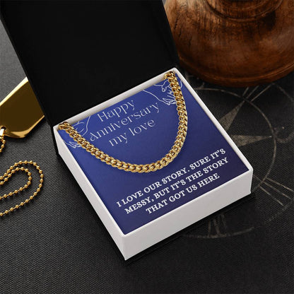 Men’s Cuban Link Chain – Classic Statement Piece for Every Look - Shopping Therapy, LLC Jewelry
