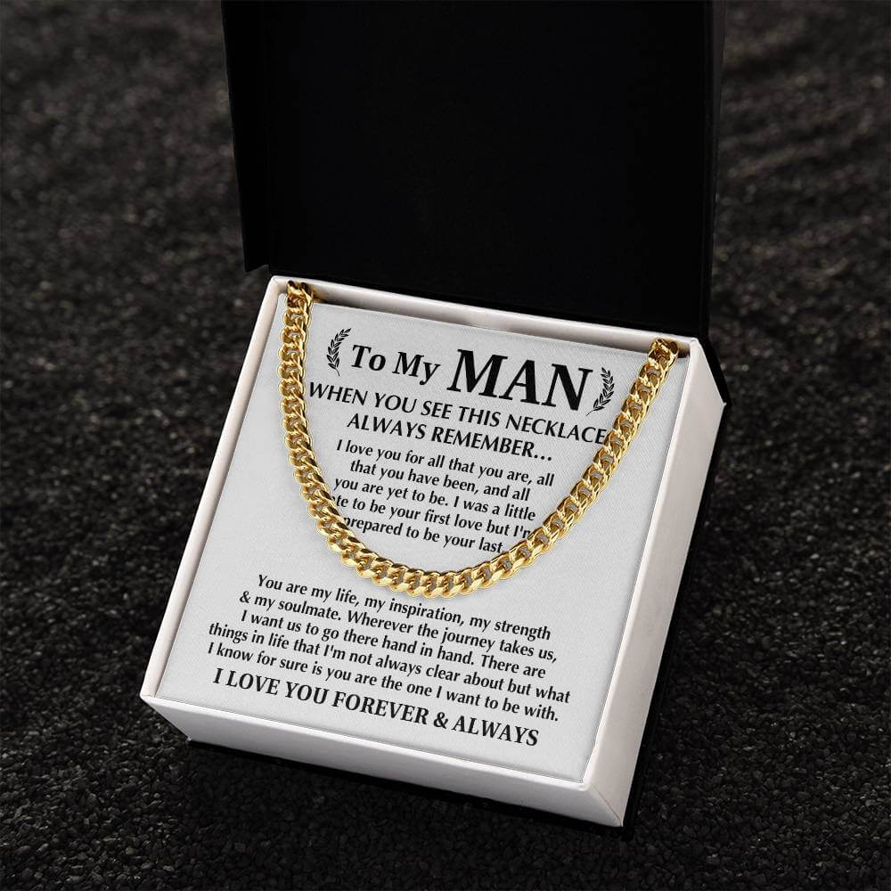 Always Remember Cuban Link Men's Chain - Shopping Therapy, LLC Jewelry
