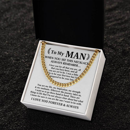 Always Remember Cuban Link Men's Chain - Shopping Therapy, LLC Jewelry