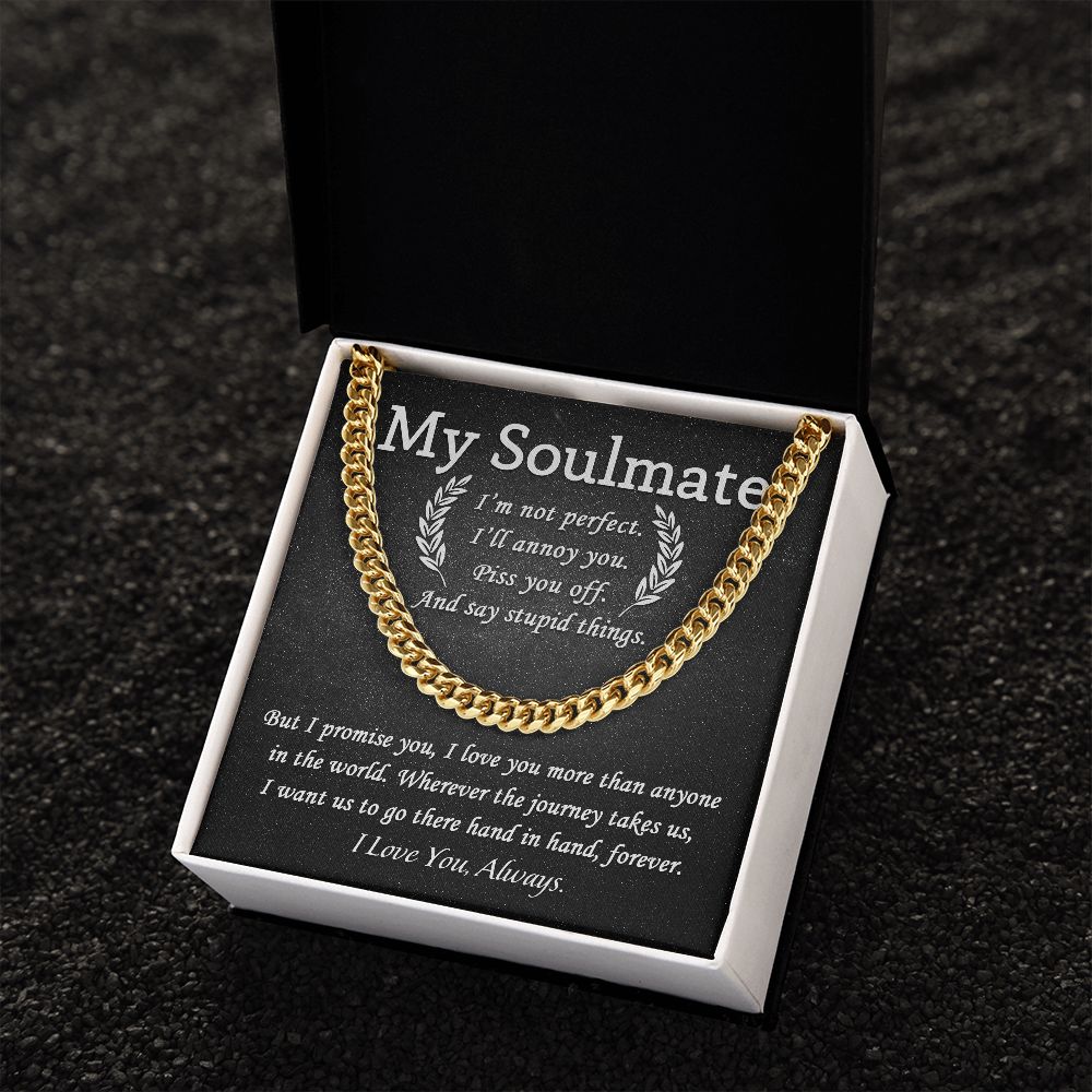 Stupid Things Cuban Link Chain For Men - Shopping Therapy, LLC Jewelry