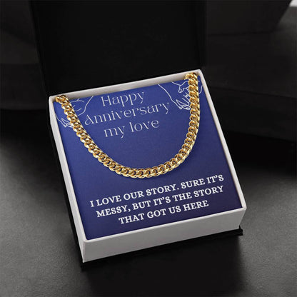 Men’s Cuban Link Chain – Classic Statement Piece for Every Look - Shopping Therapy, LLC Jewelry