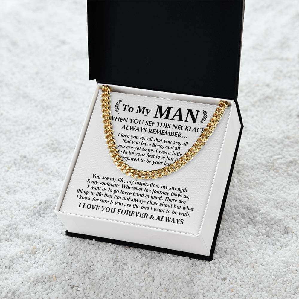 Always Remember Cuban Link Men's Chain