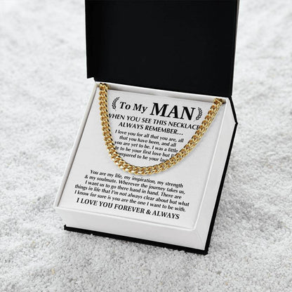 Always Remember Cuban Link Men's Chain - Shopping Therapy, LLC Jewelry