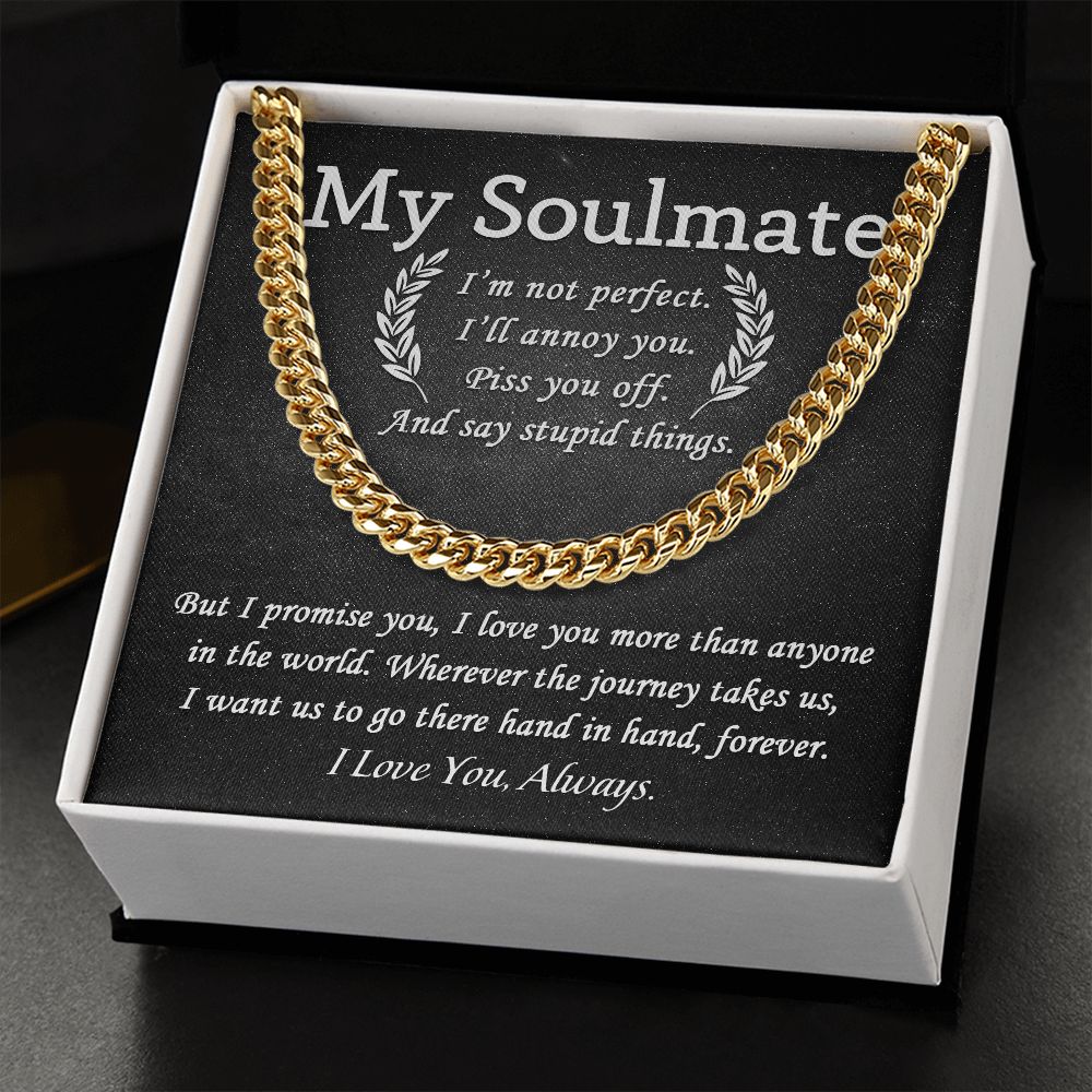Stupid Things Cuban Link Chain For Men - Shopping Therapy, LLC Jewelry