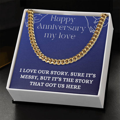 Men’s Cuban Link Chain – Classic Statement Piece for Every Look - Shopping Therapy, LLC Jewelry