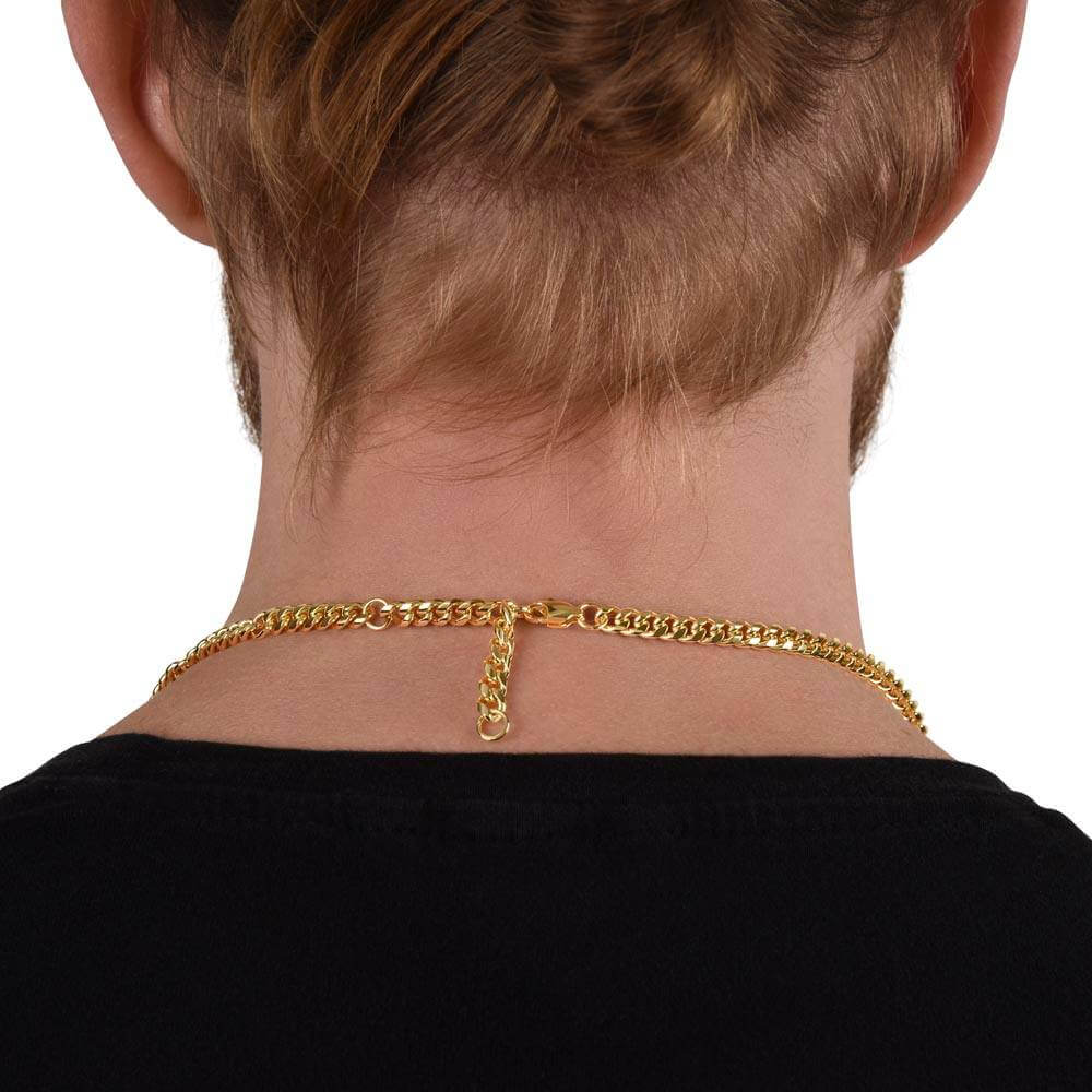 Best Father Ever Cuban Link Chain For Men - Shopping Therapy, LLC Jewelry