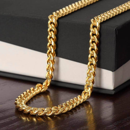 Always Remember Cuban Link Men's Chain - Shopping Therapy, LLC Jewelry