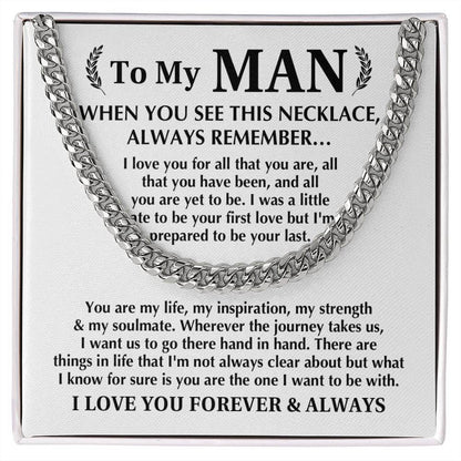 Always Remember Cuban Link Men's Chain - Shopping Therapy, LLC Jewelry