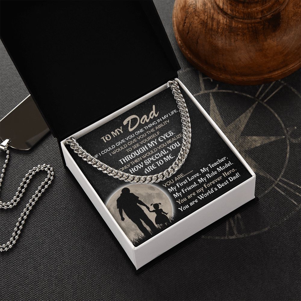 Worlds's Best Cuban Link Chain-Bold Gift For Fathers - Shopping Therapy, LLC Jewelry