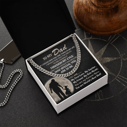 Worlds's Best Cuban Link Chain-Bold Gift For Fathers - Shopping Therapy, LLC Jewelry