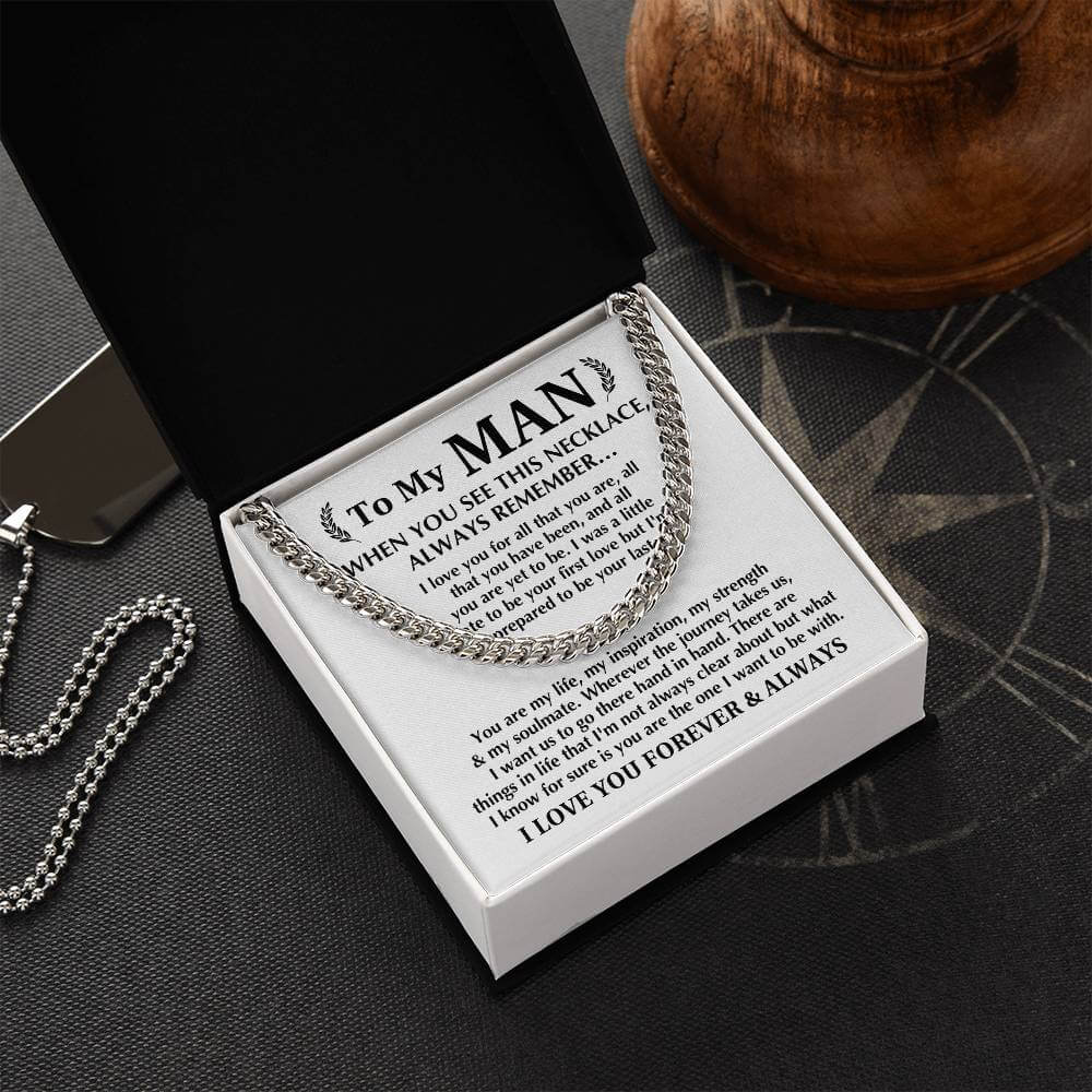 Always Remember Cuban Link Men's Chain