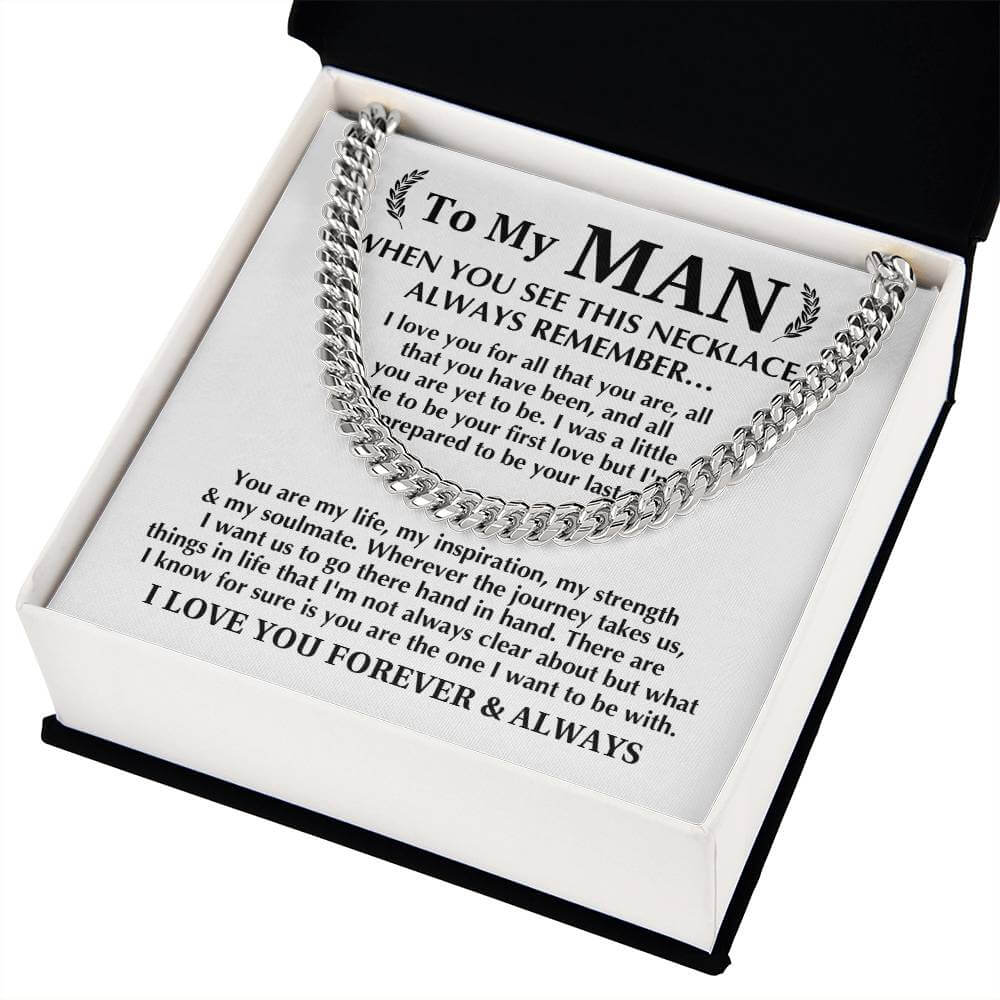 Always Remember Cuban Link Men's Chain - Shopping Therapy, LLC Jewelry