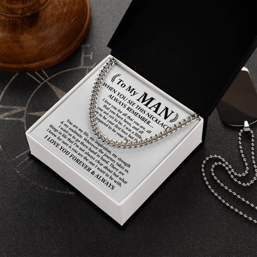 Always Remember Cuban Link Men's Chain - Shopping Therapy, LLC Jewelry