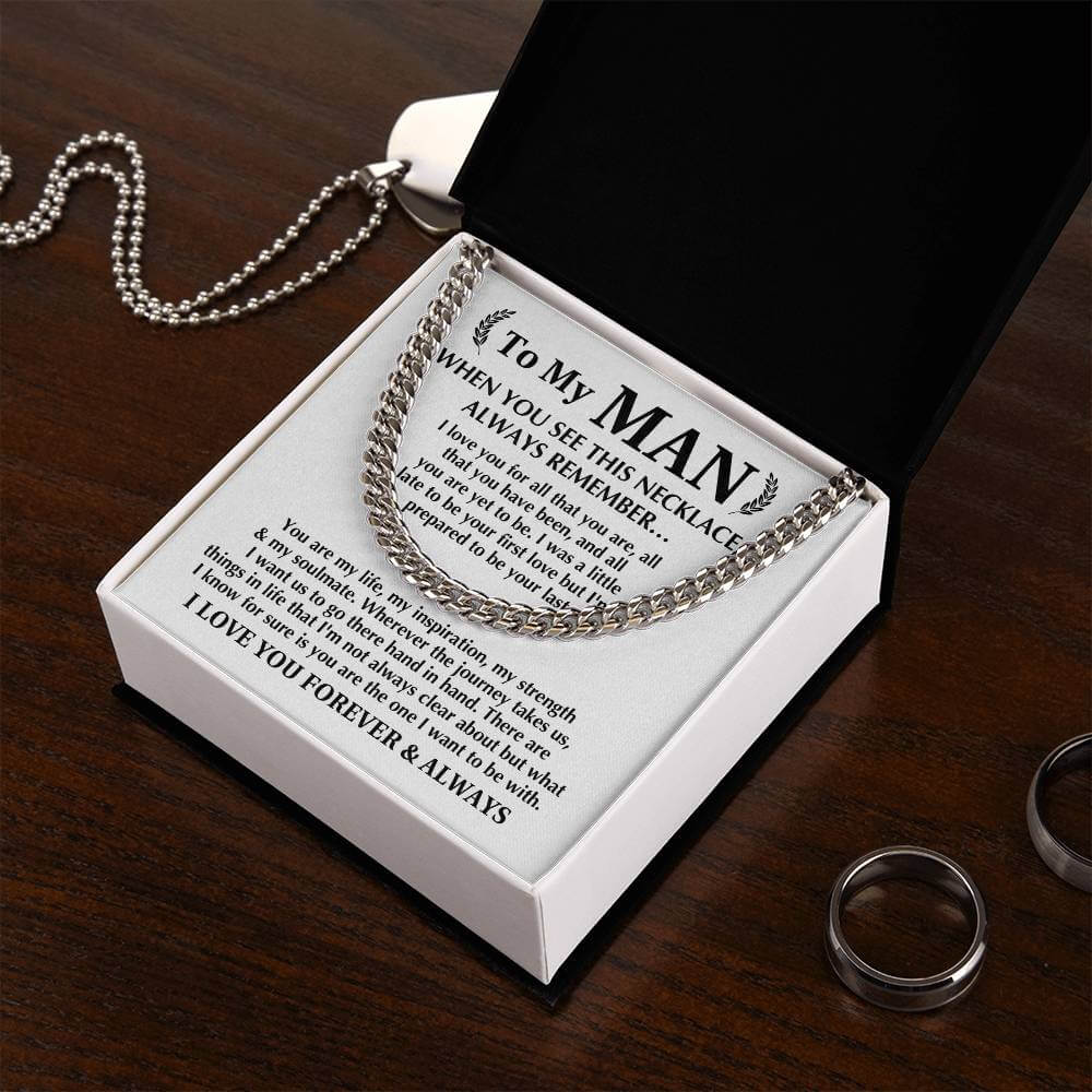 Always Remember Cuban Link Men's Chain